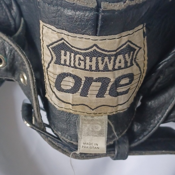 Highway One Vintage Leather Chaps, Y2K - Picture 9 of 10